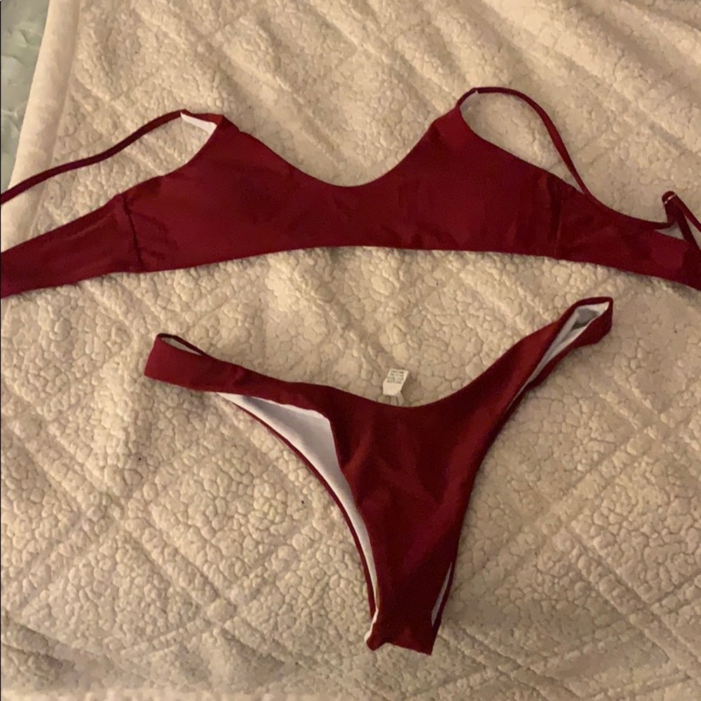 Burgundy Bikini